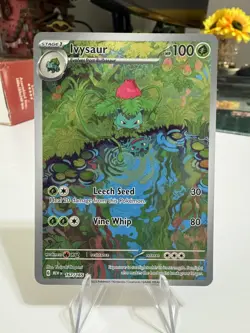 Ivysaur 167/165 NM Illustration Rare - Pokemon Scarlet & Violet 151 English - Image 3