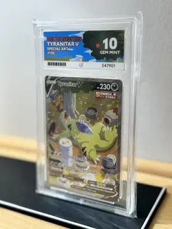 Tyranitar V 155/163 Alt Art ACE 10 GEM MINT Pokemon TCG Battle Styles - Image 2