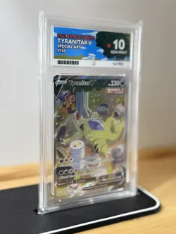 Tyranitar V 155/163 Alt Art ACE 10 GEM MINT Pokemon TCG Battle Styles - Image 3