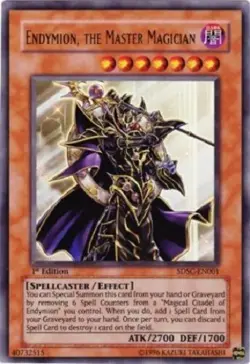 Endymion, The Master Magician - SDSC-EN001 - Ultra Rare 1st Edition - Yugioh - Image 1