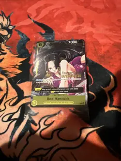 One Piece OP-15 PRE-RELEASE WINNER BOA HANCOCK SEALED NEAR MINT English - Image 1
