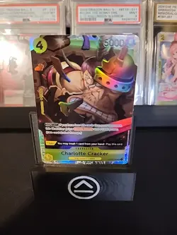 One Piece TCG OP03-108 Charlotte Cracker SR English - Image 1