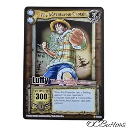 2006 One Piece CCG Luffy CH060 THE ADVENTUROUS CAPTAIN GRAND LINE FOIL - Image 1