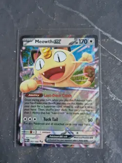 Meowth EX 062/088 Perfect Order half art Pokemon TCG Card - Pack Fresh - Image 1