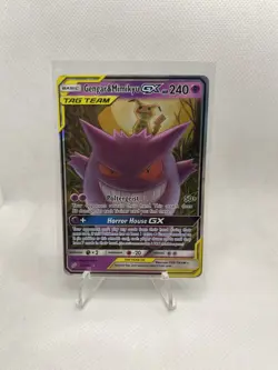 👻Pokemon TCG Gengar & Mimikyu GX Holo Ultra Rare Card 53/181 Tag Team LP👻 - Image 1
