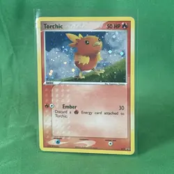 Torchic Holo Foil Promo 017 Black Star Promo Pokemon Card TCG 2004 - Image 2