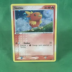 Torchic Holo Foil Promo 017 Black Star Promo Pokemon Card TCG 2004 - Image 3