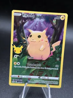 Pokemon TCG Pikachu Celebrations 25/25 XY Holo Card - Image 1
