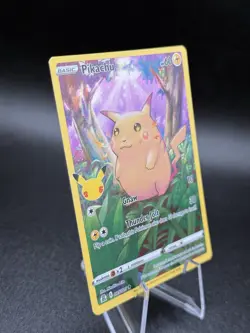 Pokemon TCG Pikachu Celebrations 25/25 XY Holo Card - Image 3