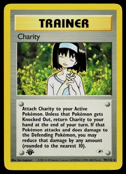 Pokemon Card - Charity Gym Heroes 99/132 Rare 1st Edition - Image 1