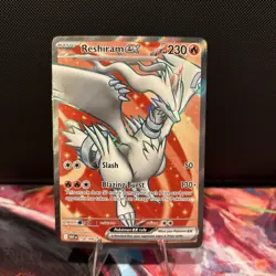 Pokemon TCG Reshiram EX Full Art Ultra Rare Card #158/086 Sv: White Flare - Image 1