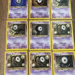 Unown Pokemon TCG Neo Discovery 9 Card Lot Non Holo - Image 3