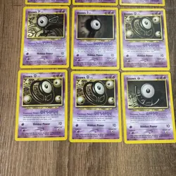 Unown Pokemon TCG Neo Discovery 9 Card Lot Non Holo - Image 4
