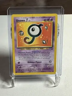 Pokemon Card - Unown [J] Wizards Black Star Promos 38 Promo - Image 1