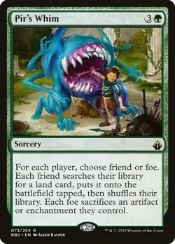 1x Pir's Whim NM Eng MTG - Battlebond - Image 1