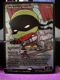 Dark Leo & Shredder (Showcase Foil) #0289 - Magic: The Gathering - TMNT (NM) - Image 1