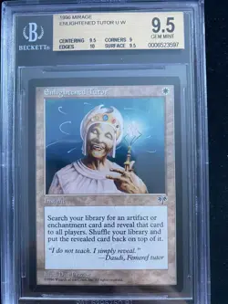 MTG Mirage Enlightened Tutor BGS 9.5b+ - Image 1
