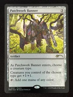 1x MTG Patchwork Banner (Foil) - Media Promos (MEDIA) #1 - Magic the Gathering - Image 1