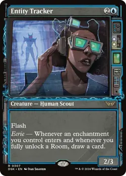 Mint/Near-Mint, English - 1 x MTG Entity Tracker - Showcase Duskmourn: House of - Image 1