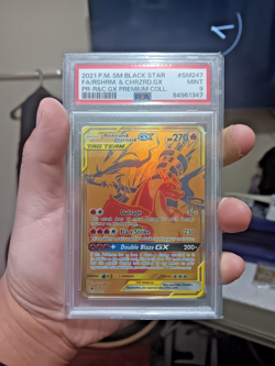 Pokemon TCG Reshiram & Charizard SM247 Black Star Promo PSA 9 🔥🔥🔥💎💎💎 - Image 3