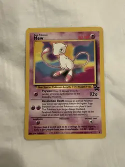 Rare Mew Promo Orginal First Edition 1995 Pokemon Card LV. 23 #151 - Image 1