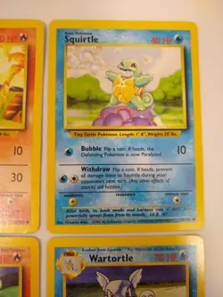 Vintage Pokemon Base Set Card Lot – Starters Pikachu Eevee Bulbasaur Charmander - Image 4