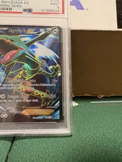 Pokemon TCG: 2015 XY Roaring Skies, Rayquaza EX #104/108 Full Art, PSA 9 MINT - Image 4