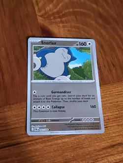 SNORLAX 063/088 C PERFECT ORDER POKEMON REVERSE HOLO NM - Image 1