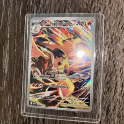 2025 Pokemon Destined Rivals Ethan's Typhlosion Illustration Rare 190/182 - Image 1