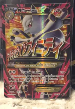 Mega Mewtwo EX 160/162 Breakthrough Full Art Ultra Rare Pokemon TCG - Image 1