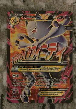 Mega Mewtwo EX 160/162 Breakthrough Full Art Ultra Rare Pokemon TCG - Image 3