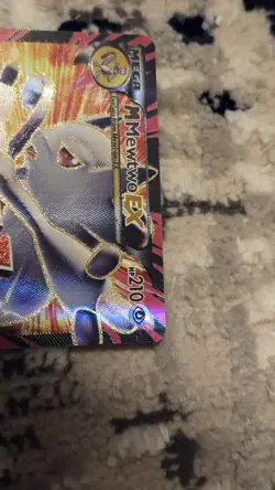 Mega Mewtwo EX 160/162 Breakthrough Full Art Ultra Rare Pokemon TCG - Image 4