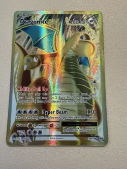 2016 Evolutions #106 Dragonite EX Full Art Holo Pokemon Mint Pack Fresh - Image 1