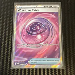 Pokemon Wondrous Patch Trainer Item Full Art Holo Rare 117/088 Perfect Order - Image 1