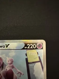 Pokemon TCG Mewtwo v Holo Ultra Rare 072/078 Pokemon Go Holo NM - Image 4