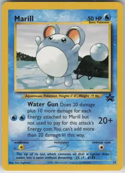 ✰ MARILL 29 PROMO WIZARDS BLACK STAR PROMOS POKEMON LP ✰ BOX1ROW4MLP11 - Image 2
