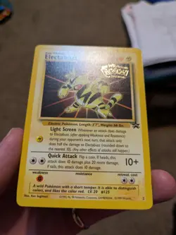 Electabuzz - #2 WOTC Black Star Promo - Pokemon TCG - 1999 LP - Image 3
