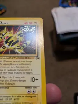 Electabuzz - #2 WOTC Black Star Promo - Pokemon TCG - 1999 LP - Image 4