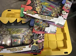 Pokemon Ascended Heroes ETB x3 + Lucario Poster Collection SEALED - Image 1