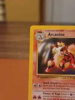 Arcanine - 6/53 - Pokemon Wotc Black Star Promo DMG CREASED - Image 3