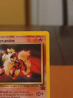 Arcanine - 6/53 - Pokemon Wotc Black Star Promo DMG CREASED - Image 4