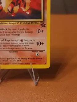 Arcanine - 6/53 - Pokemon Wotc Black Star Promo DMG CREASED - Image 5