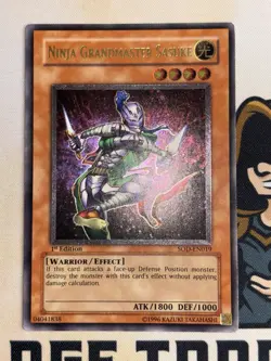 Ninja Grandmaster Sasuke SOD-EN019 Ultimate Rare 1st Edition YuGiOh! LP - Image 2