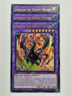 Yu Gi Oh - 3x CH01-EN044 Lubellion the Searing Dragon - Ultra Rare - Image 1