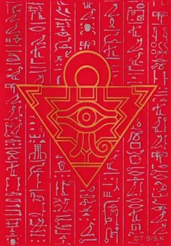 (50)YUGIOH Small Sized Millenium Puzzle Card Sleeves Red 63X90mm 50Pcs - Image 1