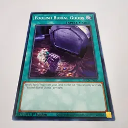 Foolish Burial Goods - SDCB-EN030 - NM - Common - 1st edition - Yugioh - Image 2