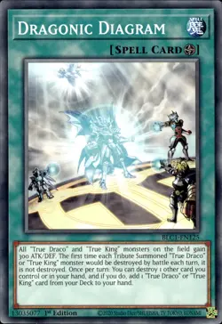 Dragonic Diagram - 1st Edition BLC1-EN125 - NM - YuGiOh - Image 1