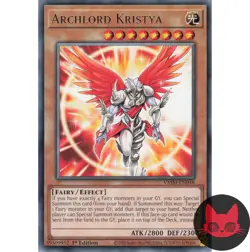 Yugioh Archlord Kristya VASM-EN048 Rare 1st Edition NM - Image 1