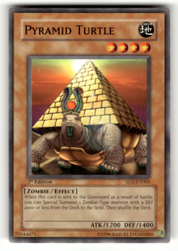Pyramid Turtle SD2-EN005 1st Edition Common Structure Deck: Zombie Madness LP - Image 1