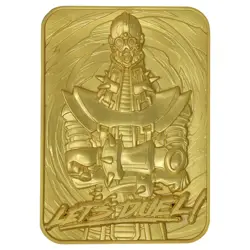 Yu-Gi-Oh! Limited Edition 24k Gold Plated Jinzo Metal Card - Image 1